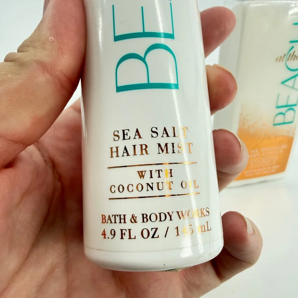 Bath & Body Works Lotion & Hair Mist Women OS White At The Beach Set - Picture 13 of 15